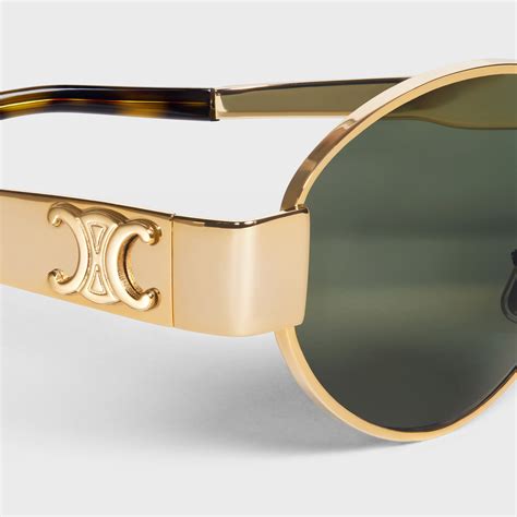 celine triomphe metal sunglasses|celine triomphe metal 01 sunglasses.